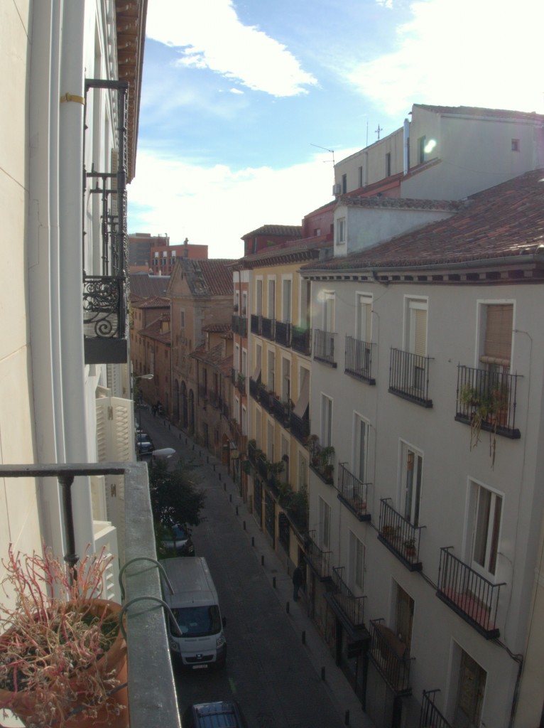 Our street in Madrid.