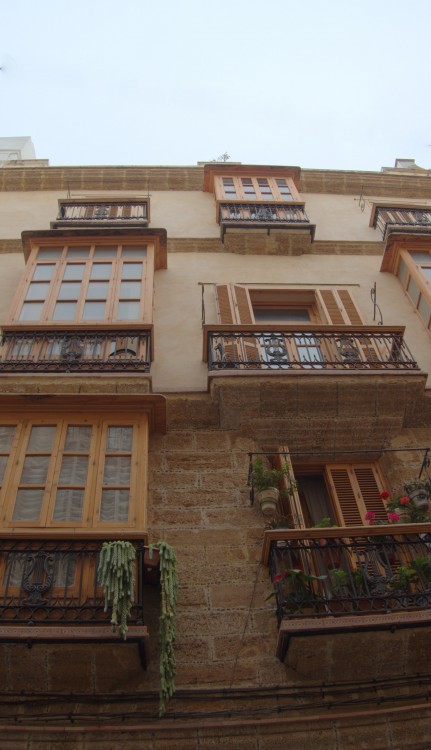 One of the pretty houses in Cadiz.