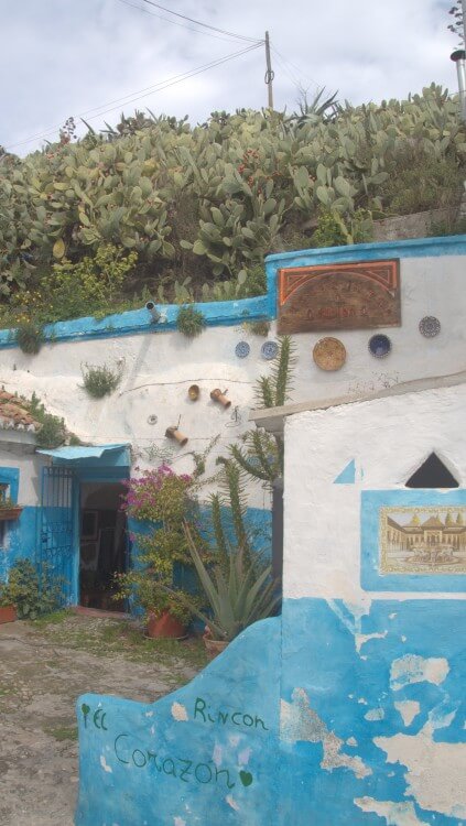 Traditional cave house used by Granada's gypsies.
