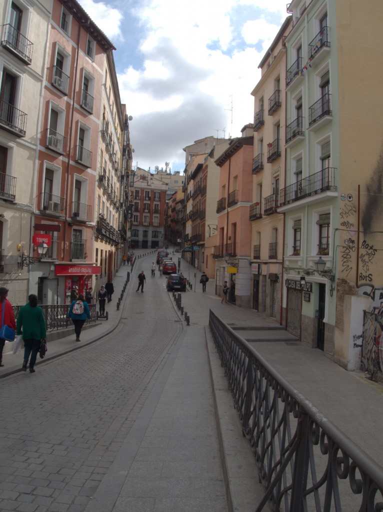 One of the pretty streets in Madrid.