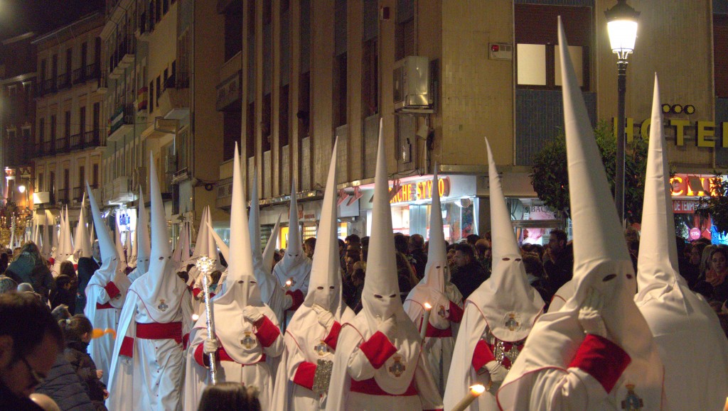 What you expect a religious procession to look like.