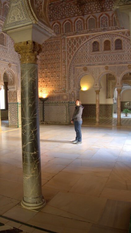 Solitude in the Alcazar.