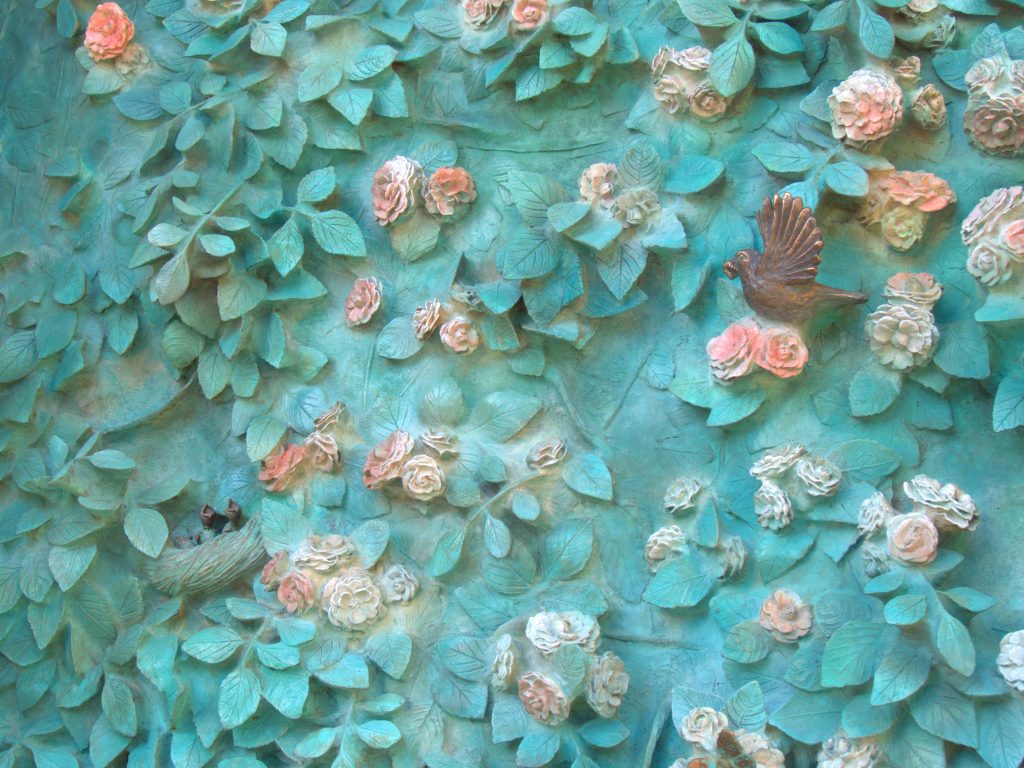 One of the bronze doors to the Sagrada Familia.