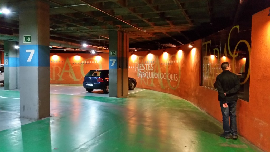 Here in Spain you can go visit ancient ruins on your trip to the shopping centre.