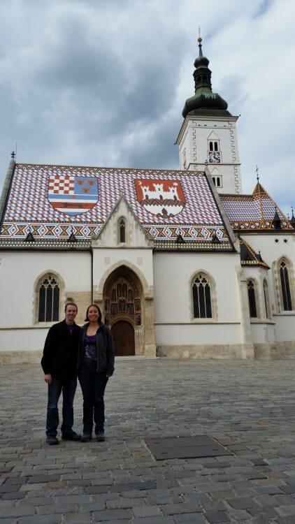 St Mark's Church in Zagreb.