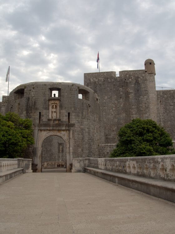Pile Gate, the main entrance to the old town.