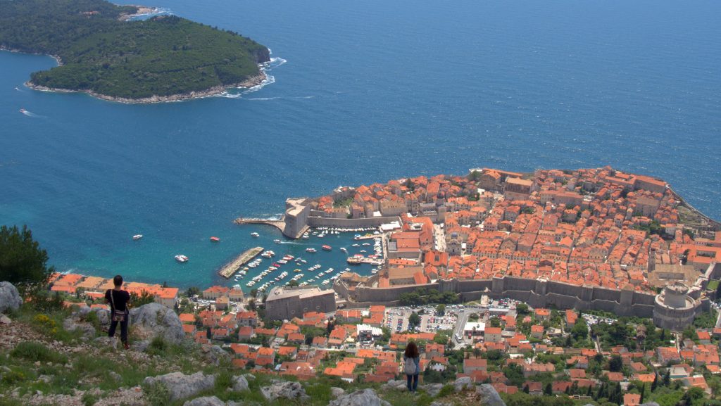 The old town from up high.