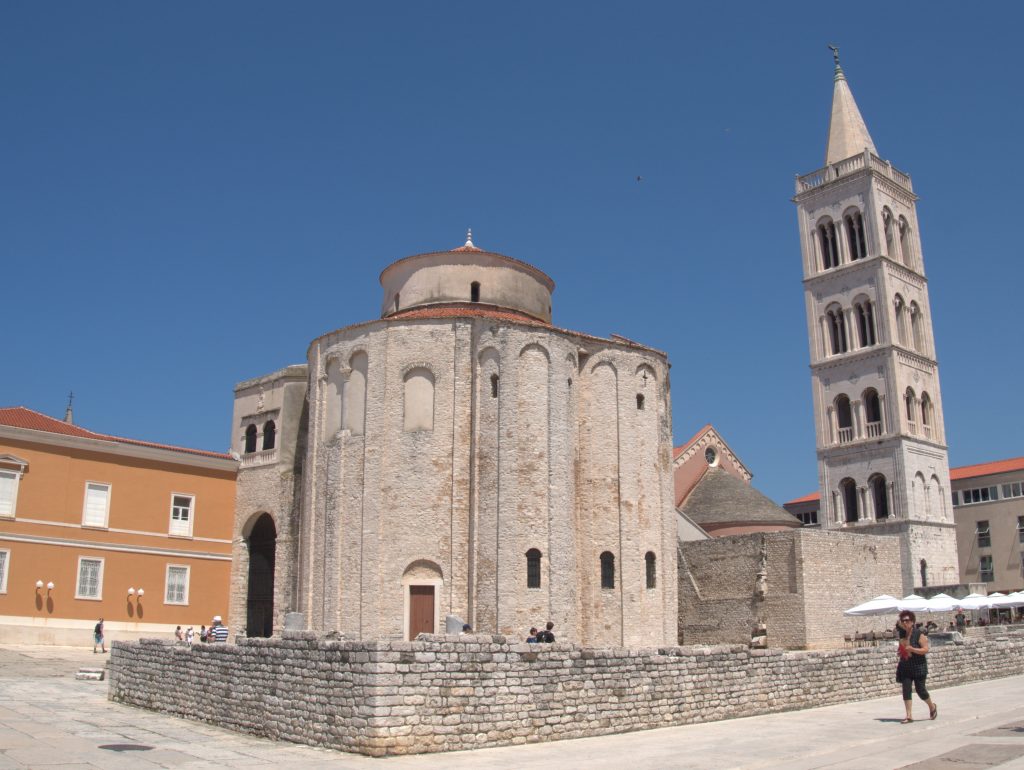 The forum area of Zadar.