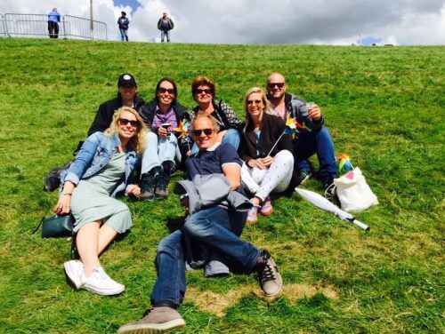 Enjoying the sun while it lasts.