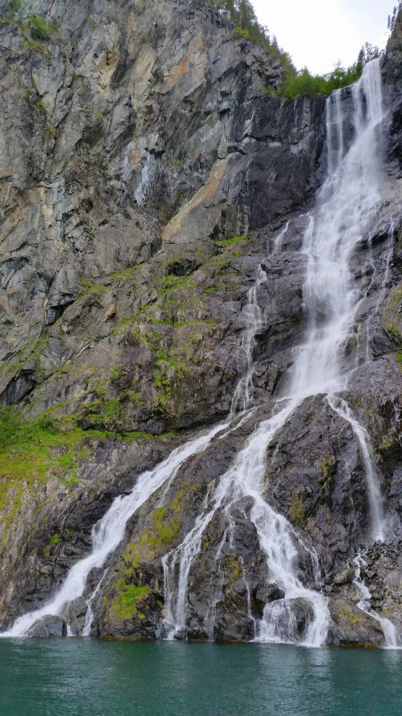 One of the many waterfalls of Sognefjord.