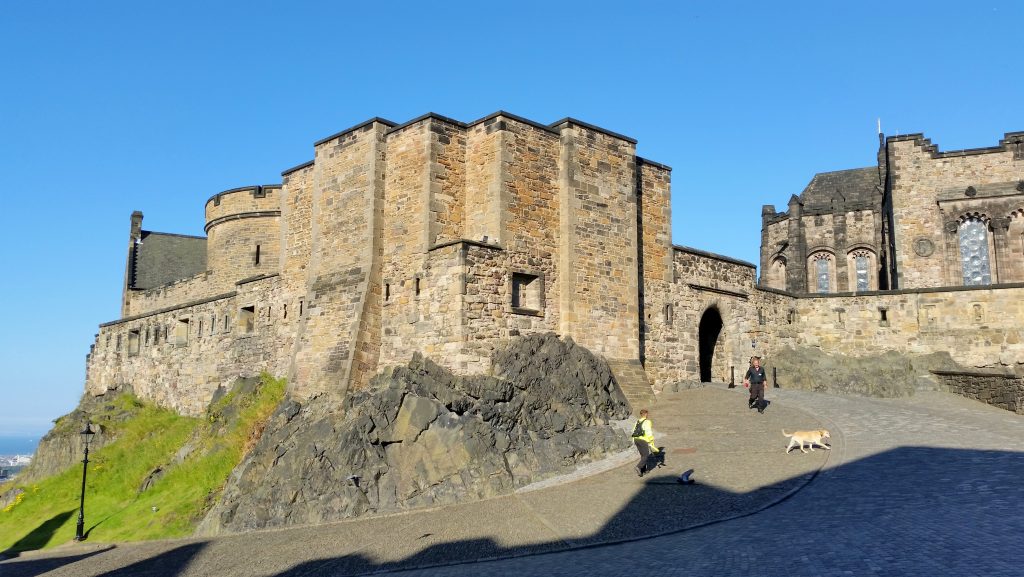 The inner-most fort of Edinburgh Castle.