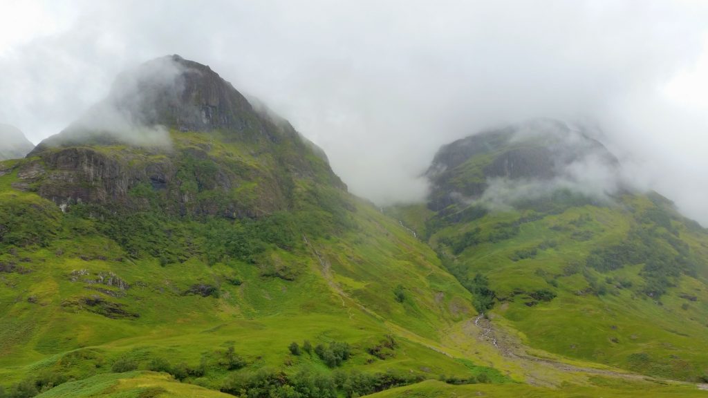 The craggy landscape of Glen Coe.