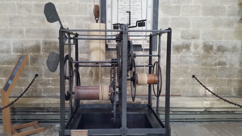 Salisbury has the oldest working clock in the world, going back to 1386.