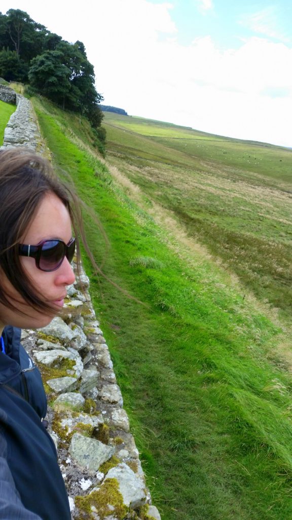 Keeping an eye out for invading armies on Hadrian's Wall.