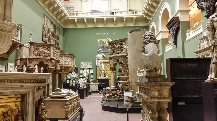 If you're short on time to see famous statues and monuments in Europe, you can go to the V&A where they have plaster casts of them. Including Michelangelo's David.