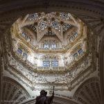The lantern window inside Burgos Cathedral.