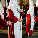 Some of the penitents march barefoot to show their devotion.
