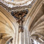 Inside Salamanca Cathedral.