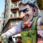 A sculpture created for Valencia's Las Fallas festival. After 3 days of being on display in the street it will be burned in a city-wide bonfire.