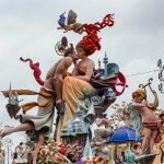 A sculpture created for Valencia's Las Fallas festival. After 3 days of being on display in the street it will be burned in a city-wide bonfire.
