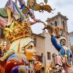 A sculpture created for Valencia's Las Fallas festival. After 3 days of being on display in the street it will be burned in a city-wide bonfire.