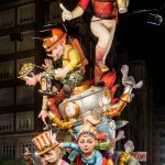 A sculpture created for Valencia's Las Fallas festival. After 3 days of being on display in the street it will be burned in a city-wide bonfire.