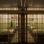 A picture of two furnished cells in Alcatraz.