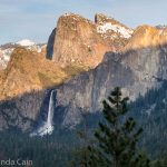 A picture of Bridal Veil Falls in Yosemite