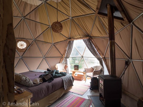 Our super fancy suite dome.