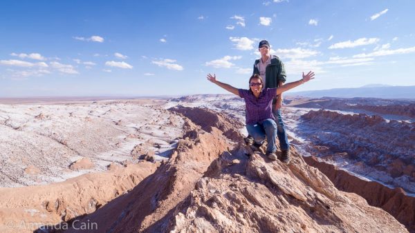 Amanda and Pedr in the Moon Valley.