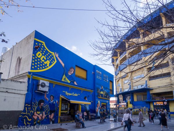 The famous Boca Juniors stadium.