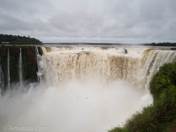 The Devil's Throat waterfall. The biggest and most impressive waterfall at Iguazu.
