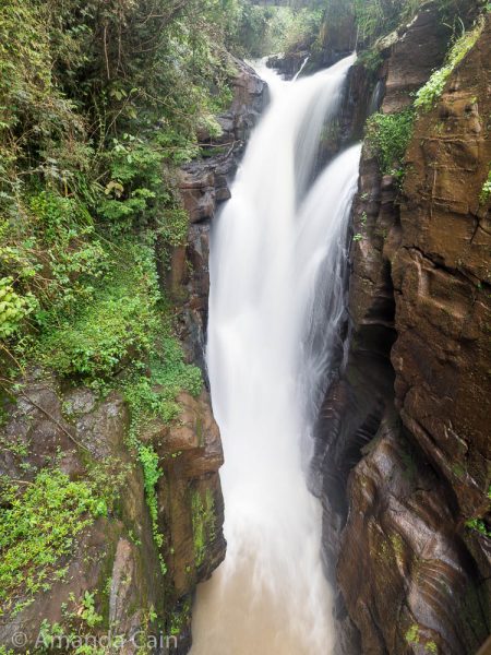 One of the "small" waterfalls in Iguazu.