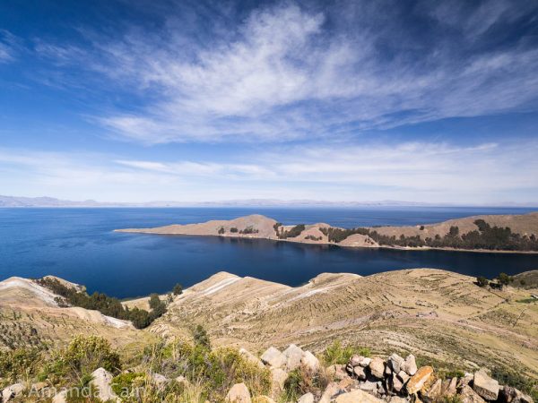 Isla del Sol on Lake Titicaca.