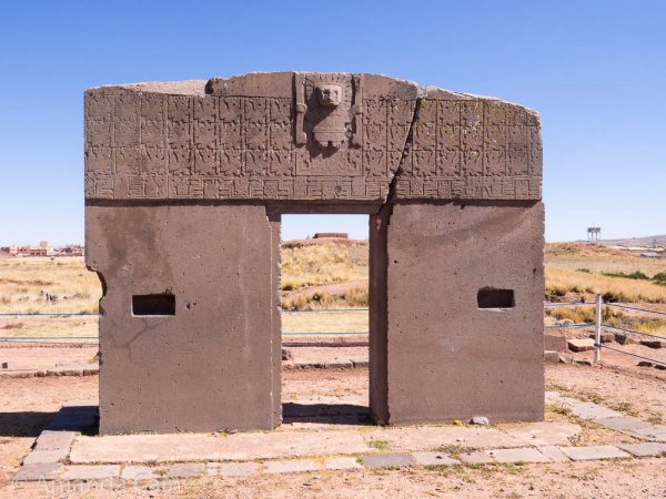 The Sun Gate of Tiwanaku.
