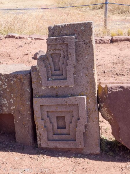 The Tiwanaku people were good at carving detailed designs into very hard stone. One of the crazy theories out there is that they used lasers to get the perfect cuts.