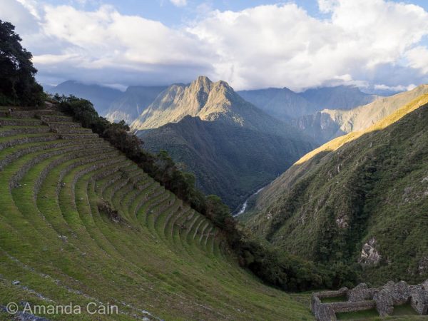 The view from Wiñay Wayna.