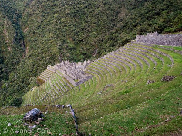 The ruins of Wiñay Wayna, our last stop before Machu Picchu.
