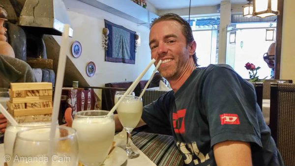 Time to celebrate finishing the Inca Trail with pisco sours.