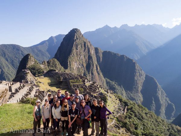 The end of the Inca Trail: Machu Picchu.