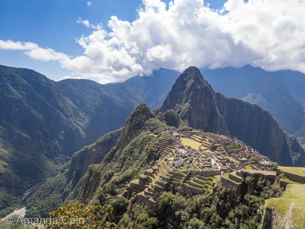 The lost city of Machu Picchu.