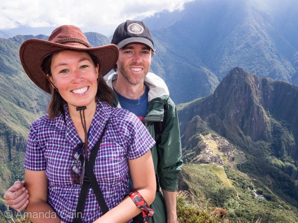 On top of Machu Picchu Mountain!