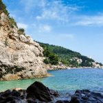 A hidden cave just outside of Dubrovnik that can only be reached by water.