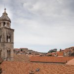 The red terracotta roofs of Dubrovnik's Old Town.