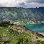 The walls and fortress of Kotor overlooking the spectacular location in the bay.