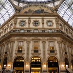 The most famous shopping district in Milan: Galleria Vittorio Emanuele II.
