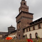 Sforza Castle, built to protect the rulers of Milan.