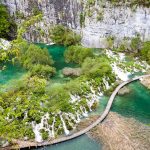 The endless waterfalls of Plitvička Lakes.