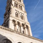 The belltower of Split Cathedral.