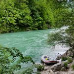 Rafting along the Tara River can be an adventurous experience in spring with Class IV rapids.